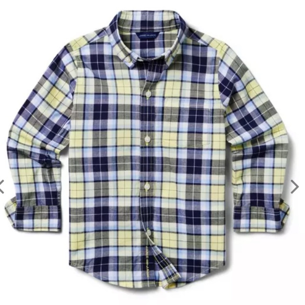NWT- Janie and Jack Easter Madras Plaid